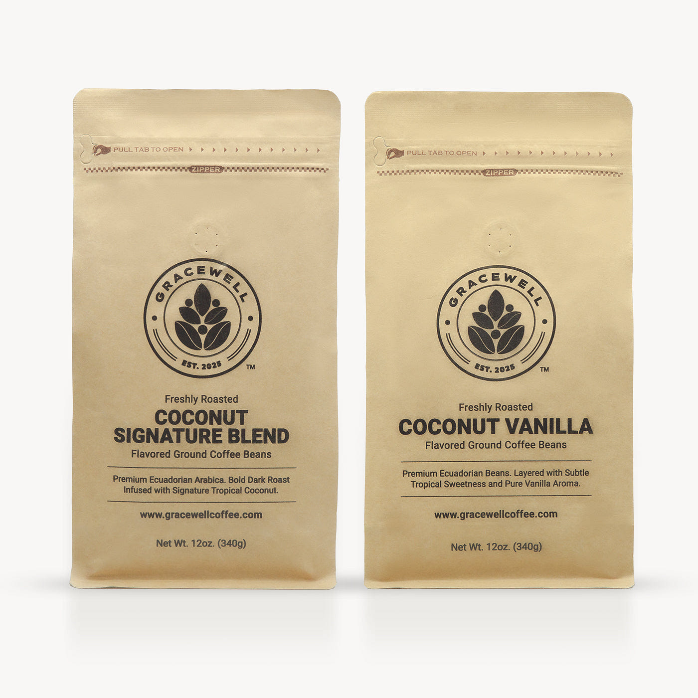 Coconut Vanilla & Coconut Signature Blend Bundle 1 each