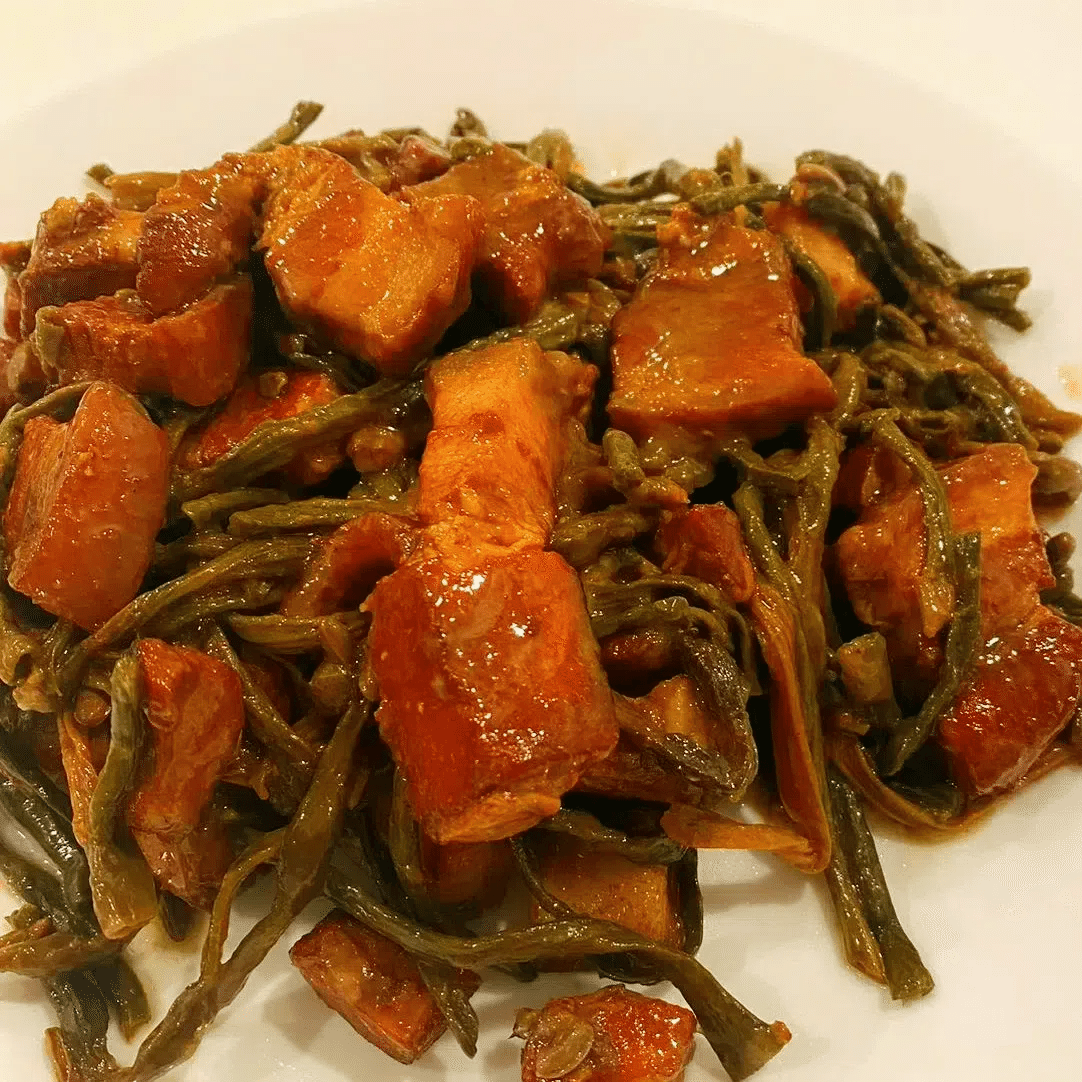Braised Pork w. Dried Long Bean 1.2 pao