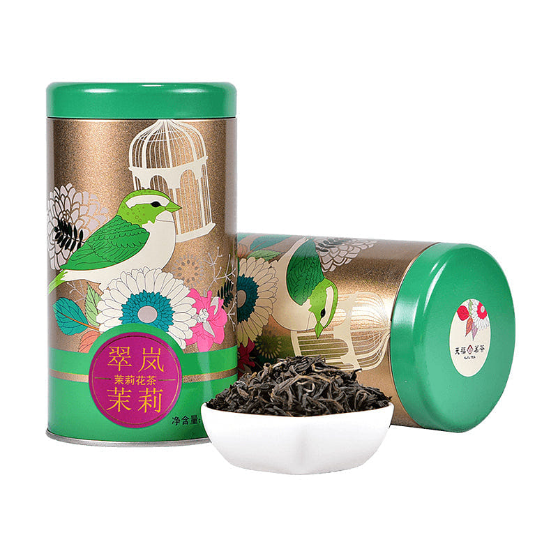 China [ Tenfu's Tea ] Cuilan Jasmine Tea S1 (120g/4.2 oz/tin) 1 กระป๋อง