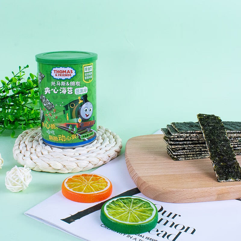 Choo-choo Thomas Tomas, seaweed crispy, baby snack laver, 40g of Batam 40 グラム