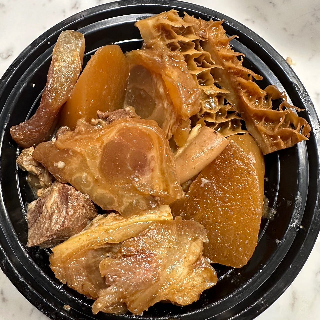Braised beef brisket with daikon 1 each