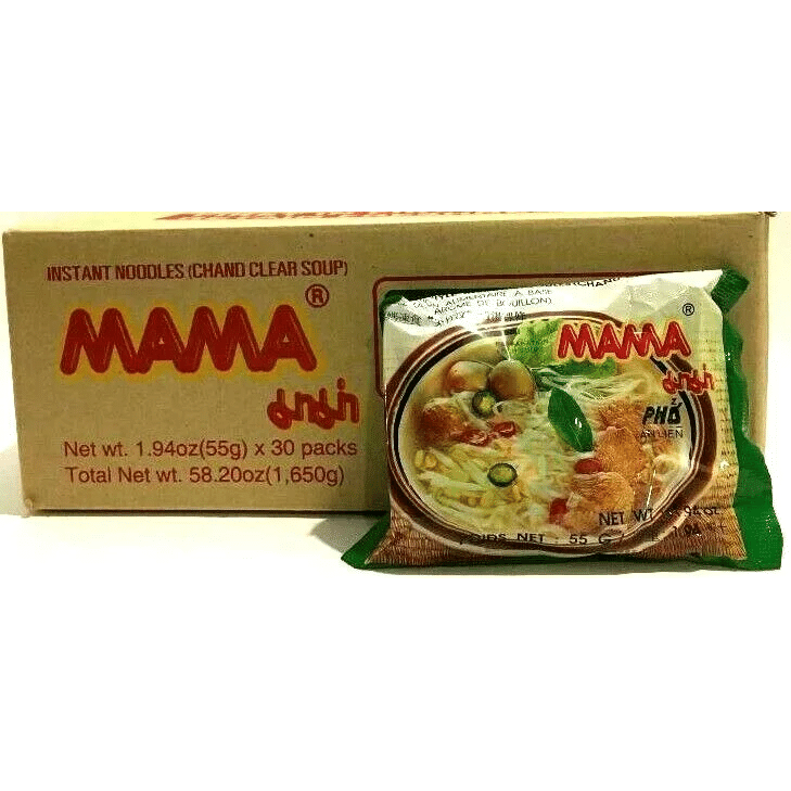 MAMA Pho Ramen Instant Noodles Oriental Style pack of 30 1 개