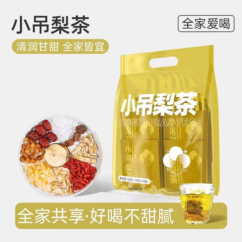 拾时物 小吊梨汤茶包糖水润百合冰糖银耳炖梨雪梨汤 120 克