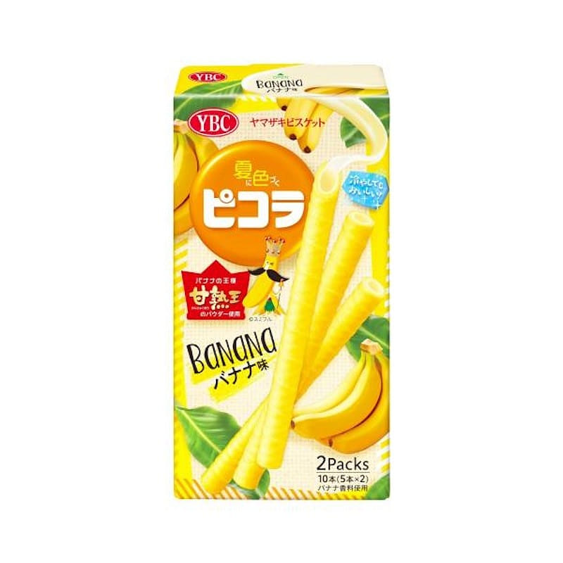 YBC Spring Summer Limited Bikora Egg Roll Banana Flavor 10 pcs 1 กล่อง