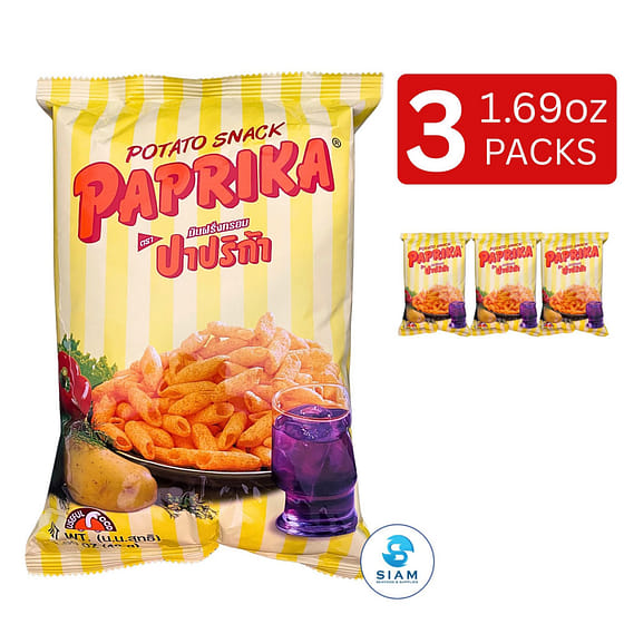 weee_snack_(3-Pack) Paprika Potato Snack, Thai Snack 3 count