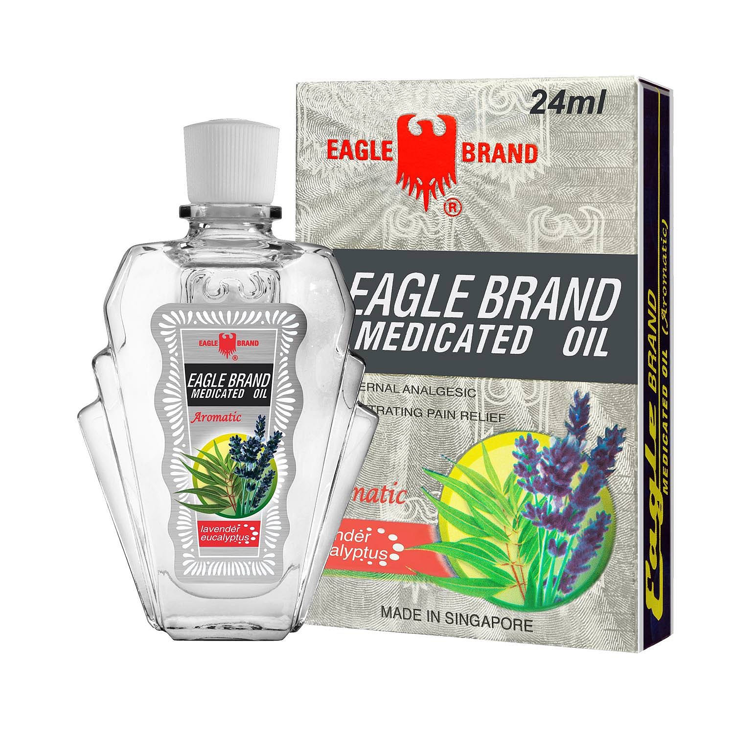 WHITE EAGLE BRAND MEDICATED OIL ( SINGAPORE) 24 밀리리터