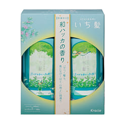 Ichikami Shampoo & Conditioner Pair Set Mint Scent 960 ml