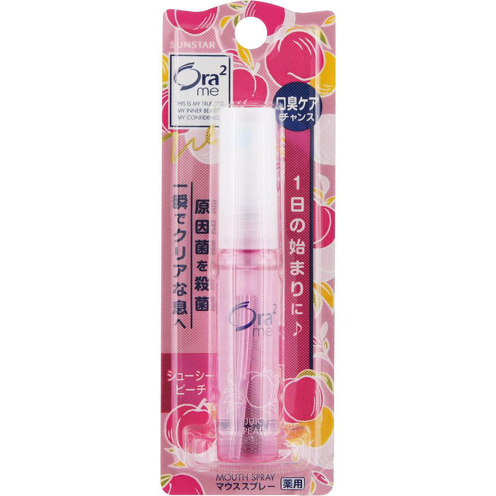 Sunstar Ora2me mouth spray juicy peach 6ml 1 개