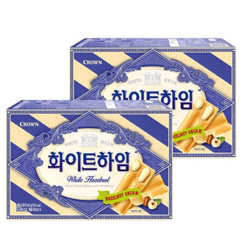 [한국 직배송] 크라운 화이트 하임 142g, 2개 284 그램
