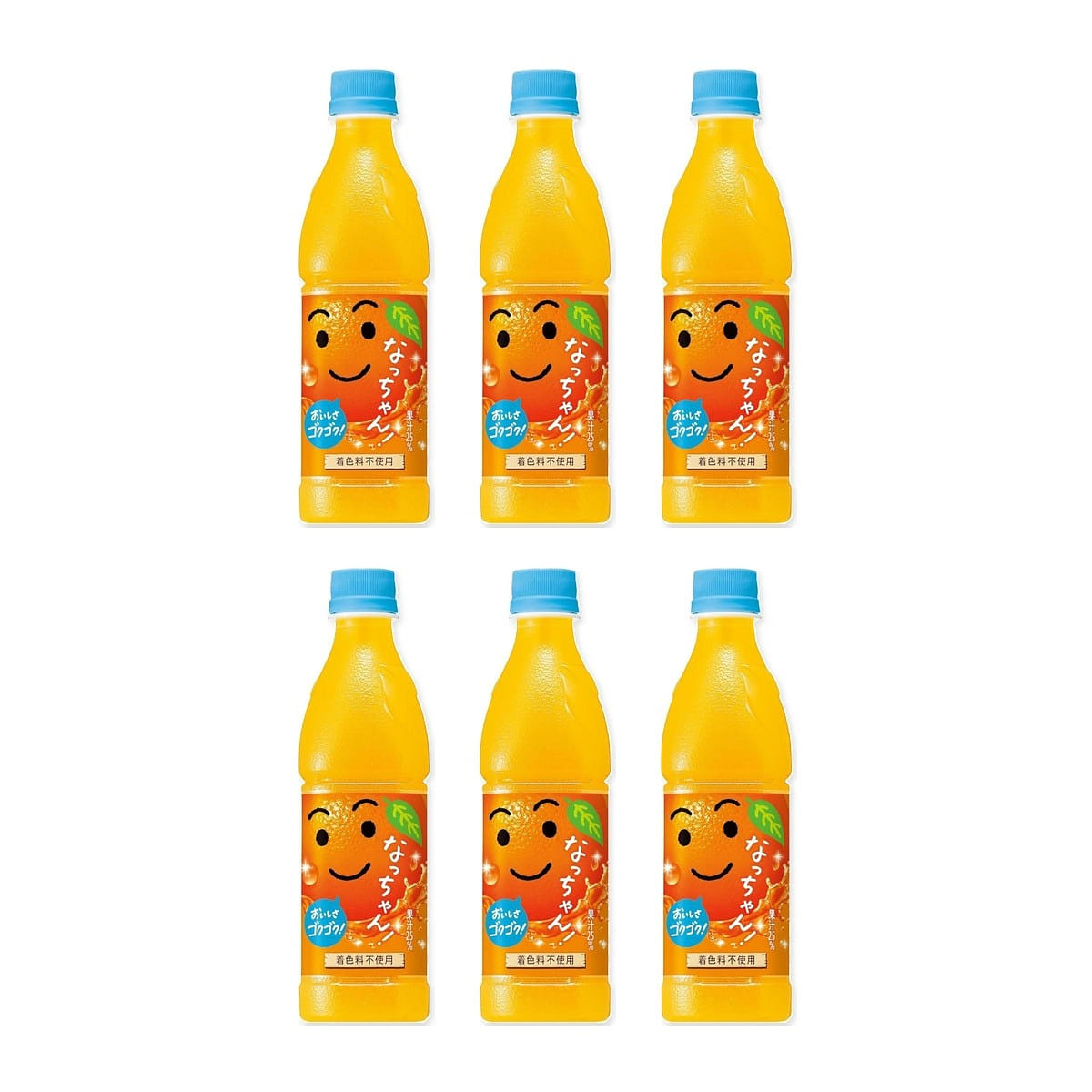 Suntory Nacchan Orange Juice 6 bottles 2550 ml