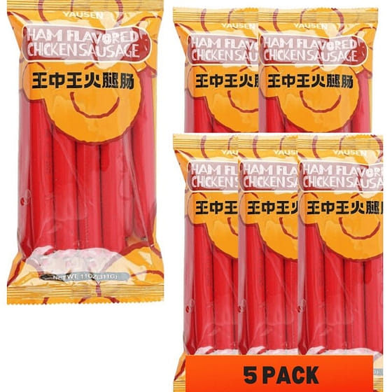 weee_instant_YAUSEN wangzhongwang Ham Sausage311g*5packs 311 g