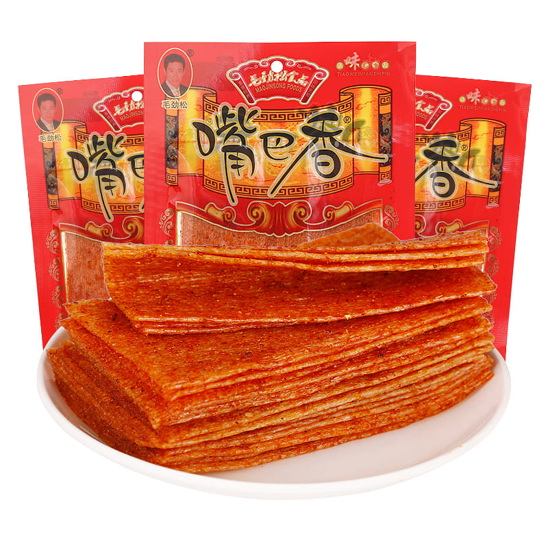 Mao Jinsong Spicy Strips 102g*1 pack 102 กรัม
