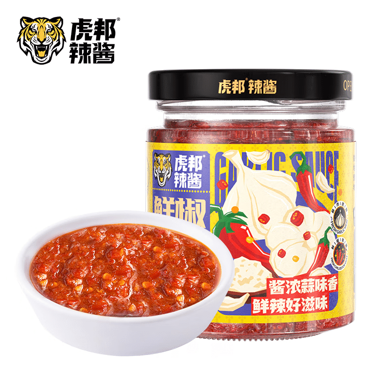 TIGER BANG Chili Sauce | Fresh Chili Garlic Sauce 200 그램