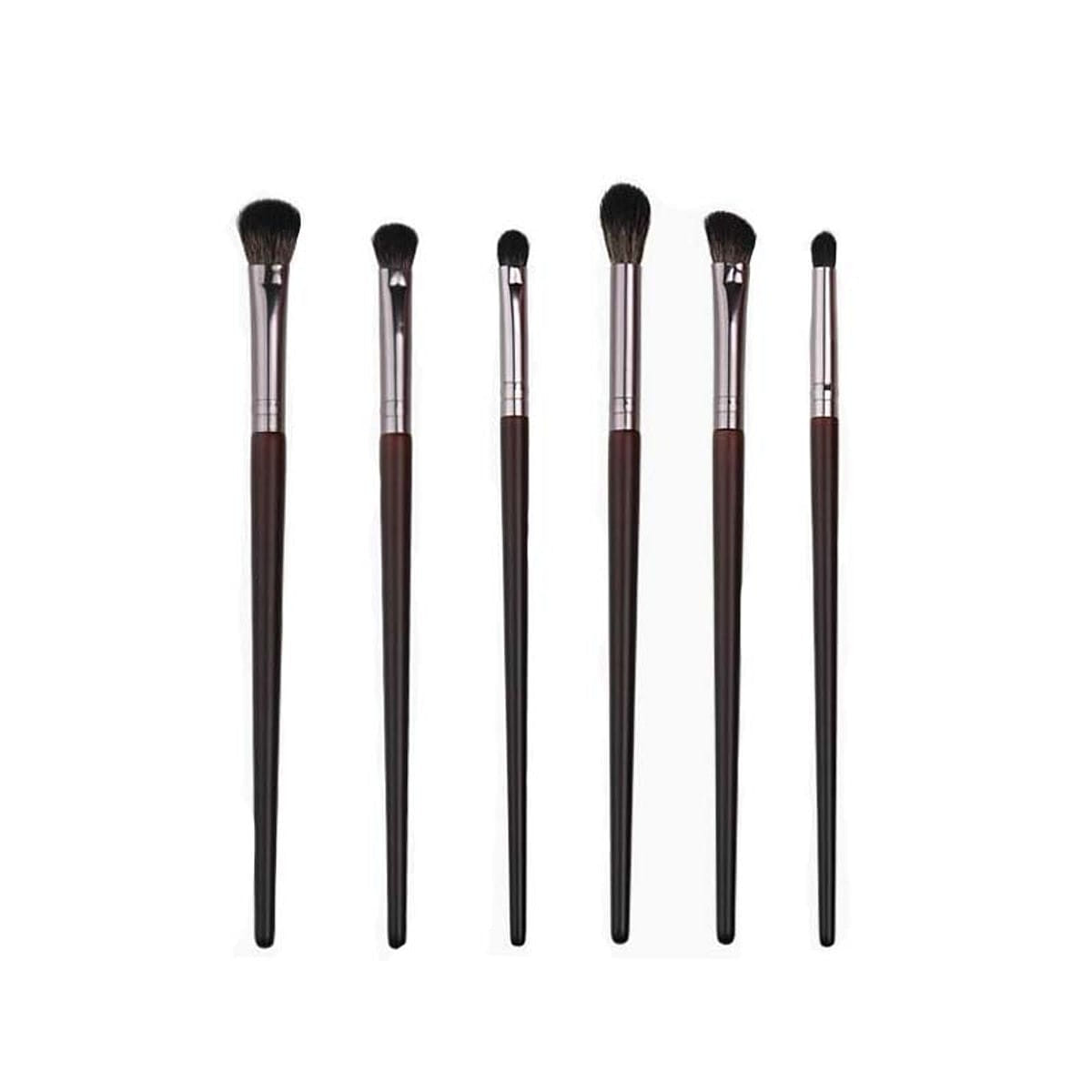 NOVAGLOW Wool Blend Eyeliner Eyebrow Brush Set 6p 1 pack