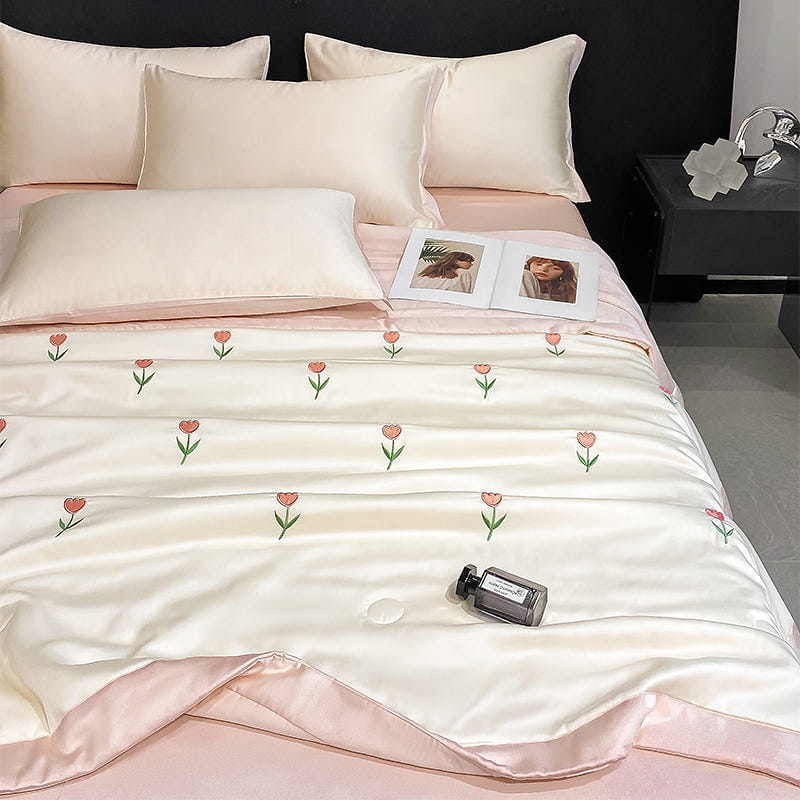 Elysian Dreams Cooling Quilt Tulip Pink-Twin 2000 กรัม