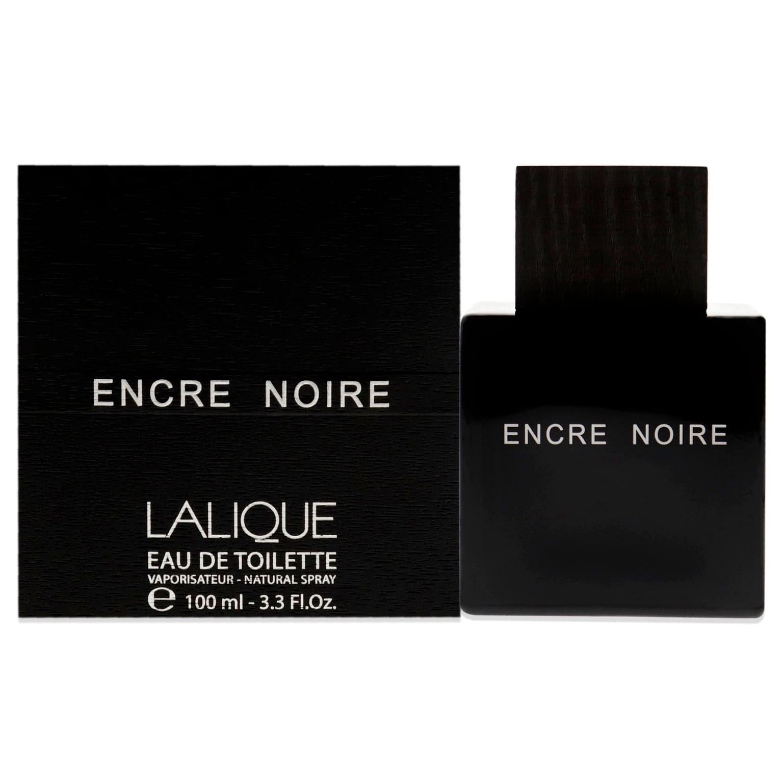 Lalique 남성용 Encre Noire - 3.3온스 EDT 스프레이 1 개