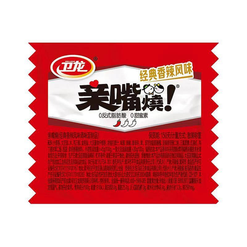 Weilong Spicy Bar, Kiss and Burn24g10bag 216 g