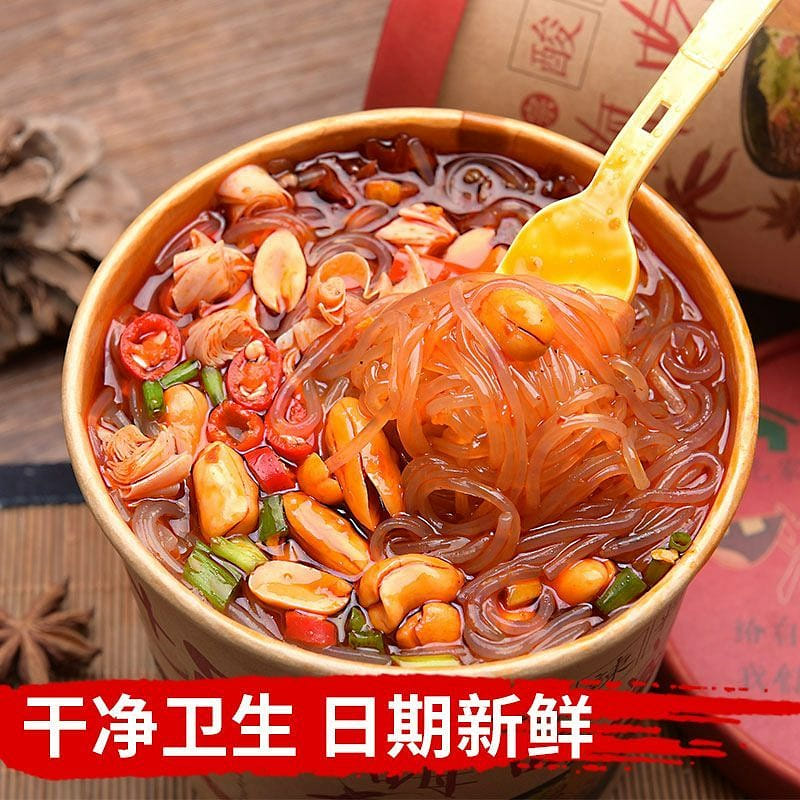 Sweet potato spicy and sour noodles 130g*1cans 130 g