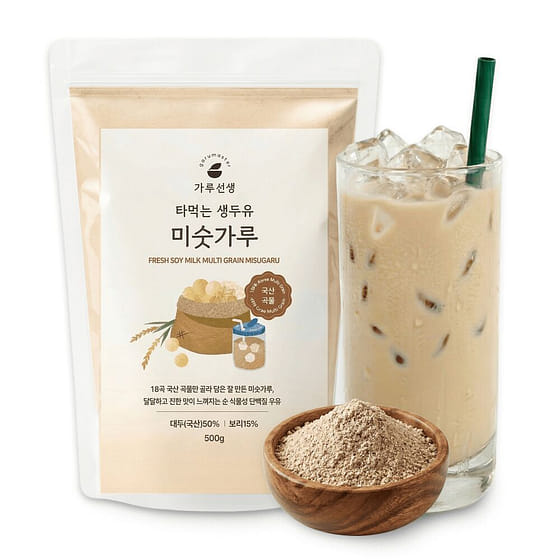 weee_health_가루선생 타먹는 생두유 18곡 미숫가루 국산 곡물 500 g