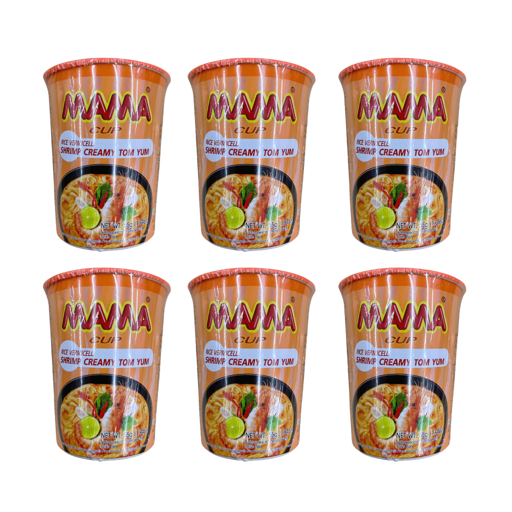 Mì Ly Ăn Liền Mama Vị Chua Cay Tom Yum 1.94oz 6 Ly 1 each