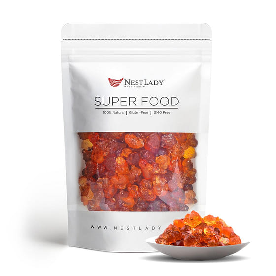 weee_dried_Natural Wild Peach Gum Edible Peach Blossom Tears Tao Jiao 150g / 5.29oz 1 count