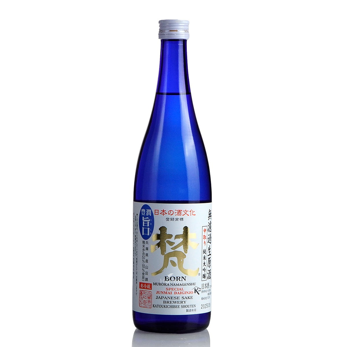 Born Muroka Nama Genshu Draft Junmai Daiginjo 720 ml