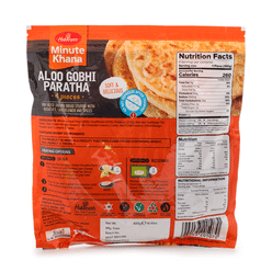 Haldirams Aloo Gobhi Paratha, Frozen 400 g