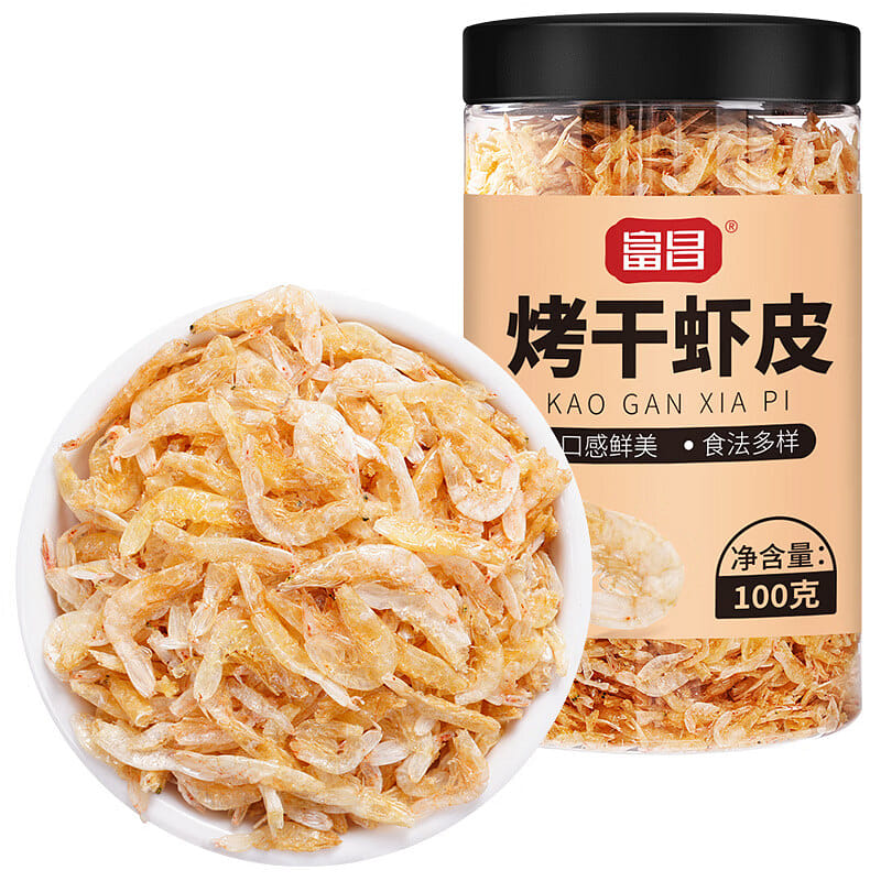 푸창 건조 새우 100g 작은 새우 해산물 건어물 조미 재료 100 그램