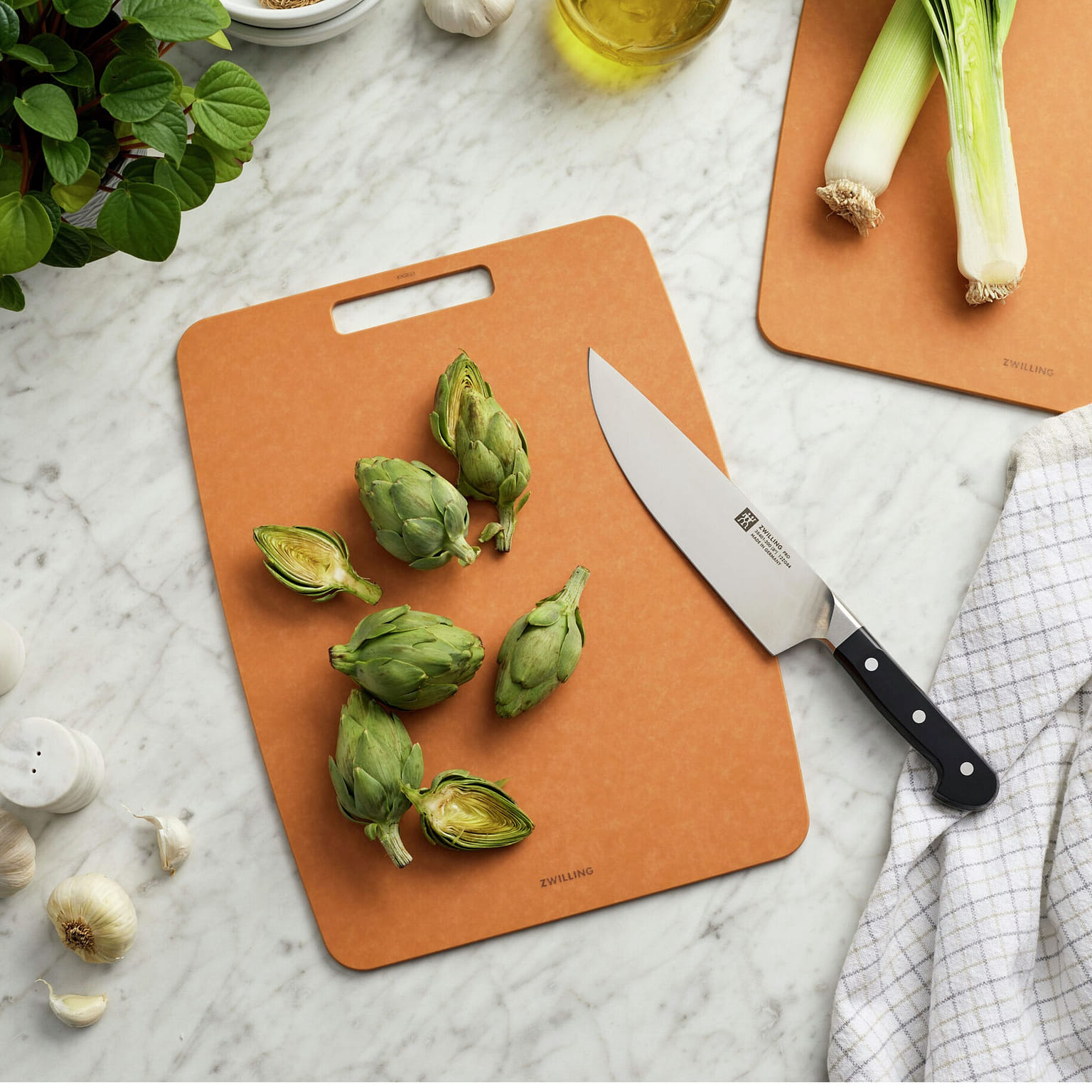 ZWILLING Plant Fiber Cutting Board - Natural 14in 1 개