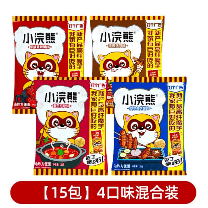 Unified Little Raccoon Crispy Noodles 35g*15 35 g
