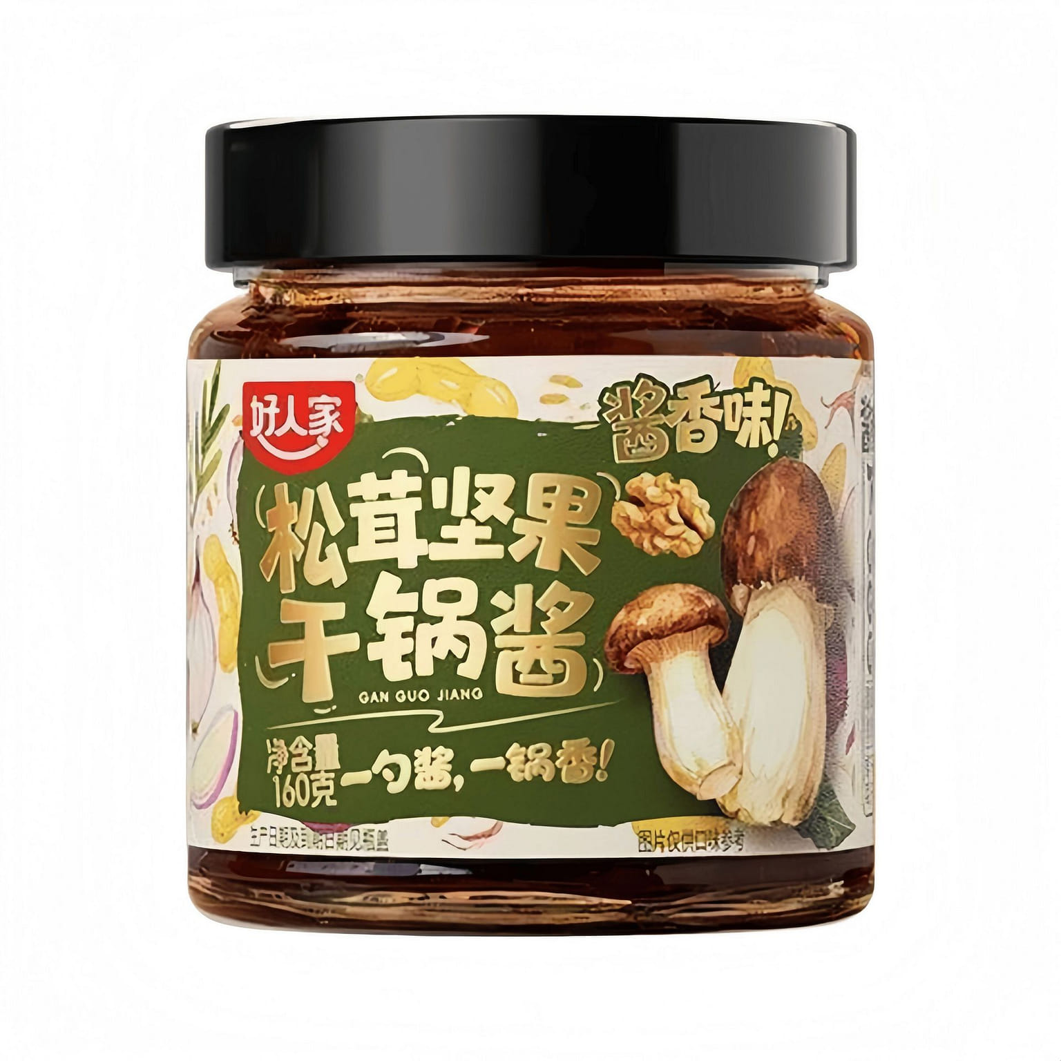 好人家 松茸坚果干锅酱麻辣香锅酱香味160g*1瓶 160 克
