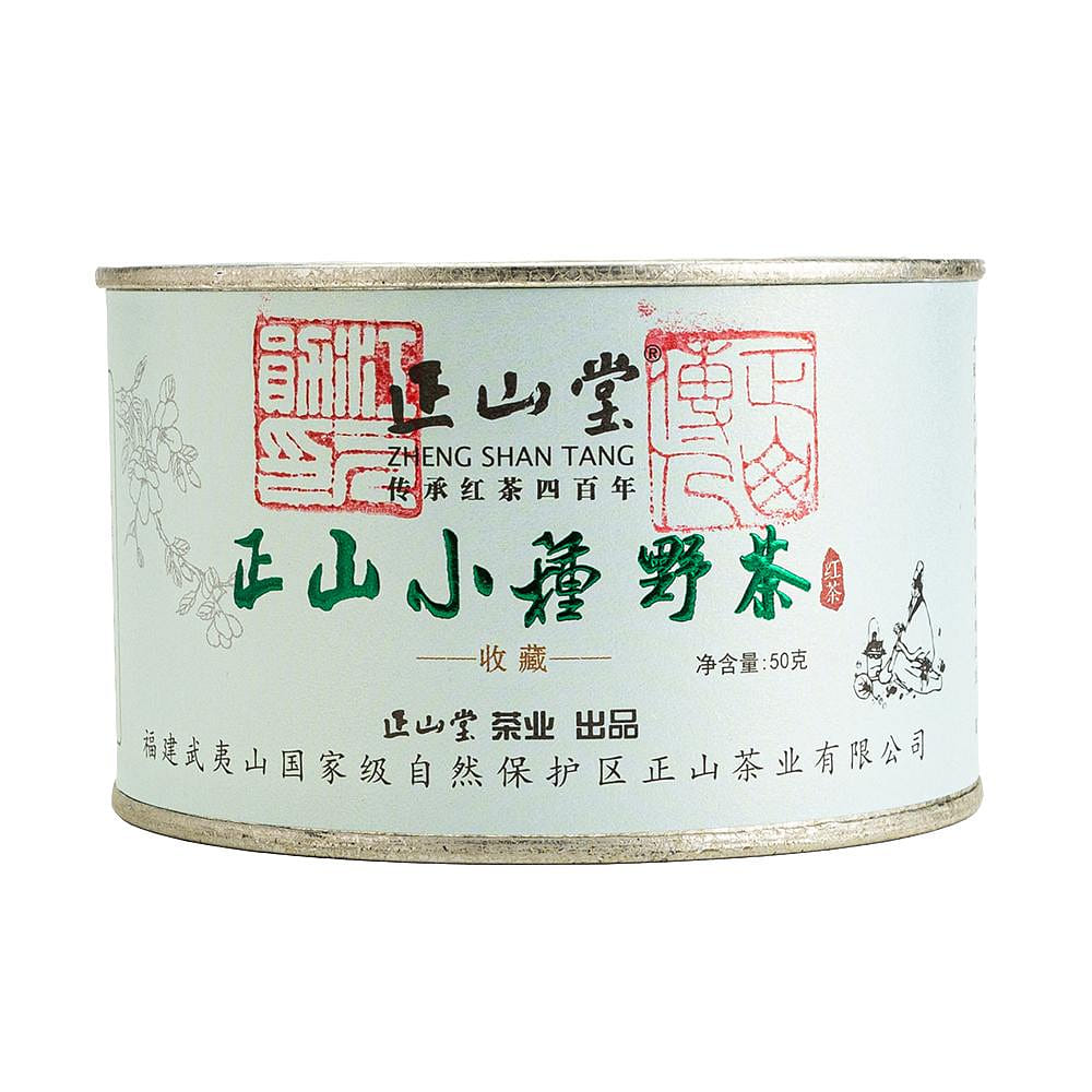 正山堂 經典紅茶|正山小種野茶|高山無人區野茶 草木清香|馬口鐵罐 50 克