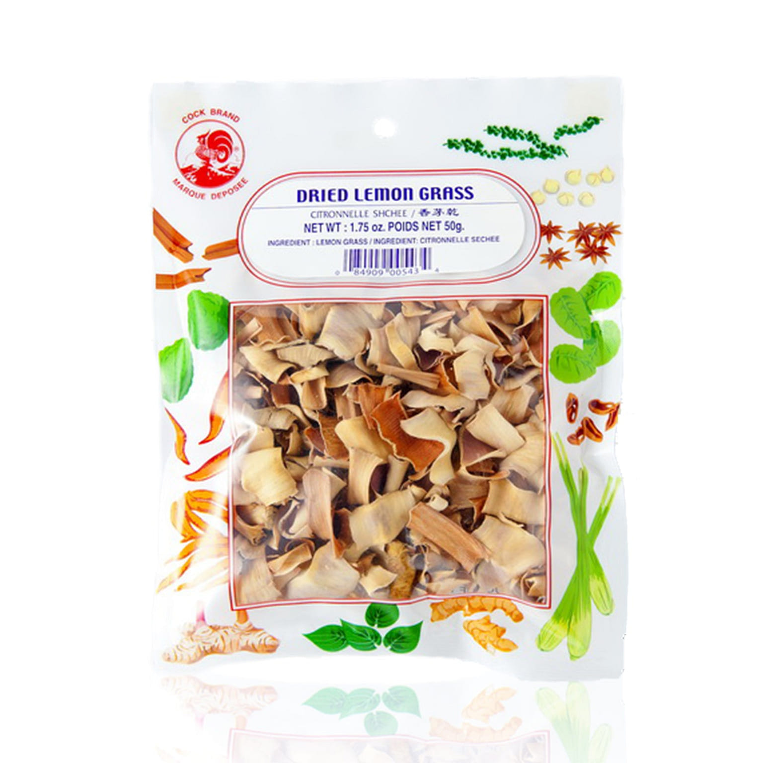 Cock Brand Dried Lemon Grass 1 개