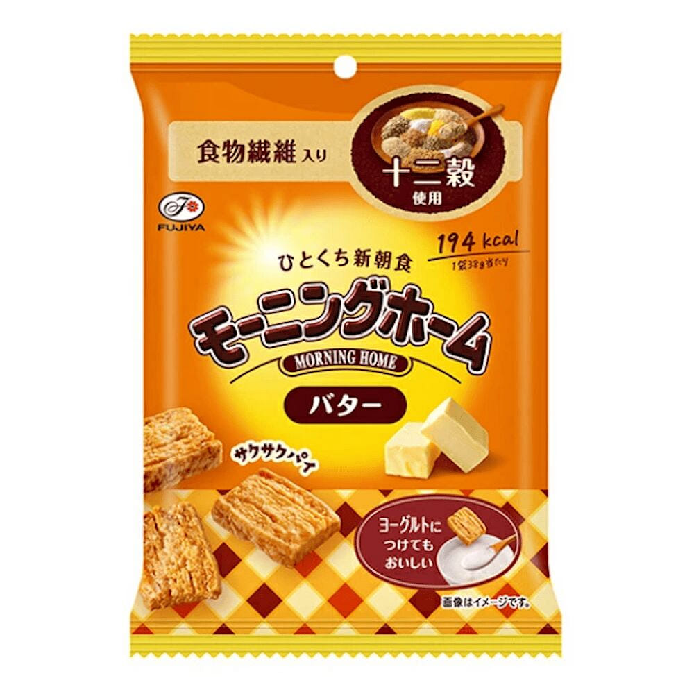 FUJIYA 12-Grain Cookie Pie Butter Flavor 38g 1 pack
