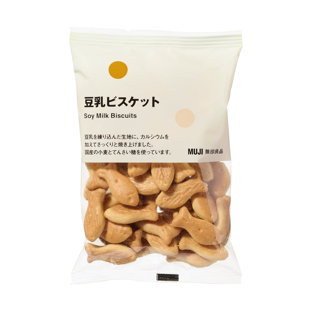 MUJI Bánh Quy Sữa Đậu Nành 70g 1 phần