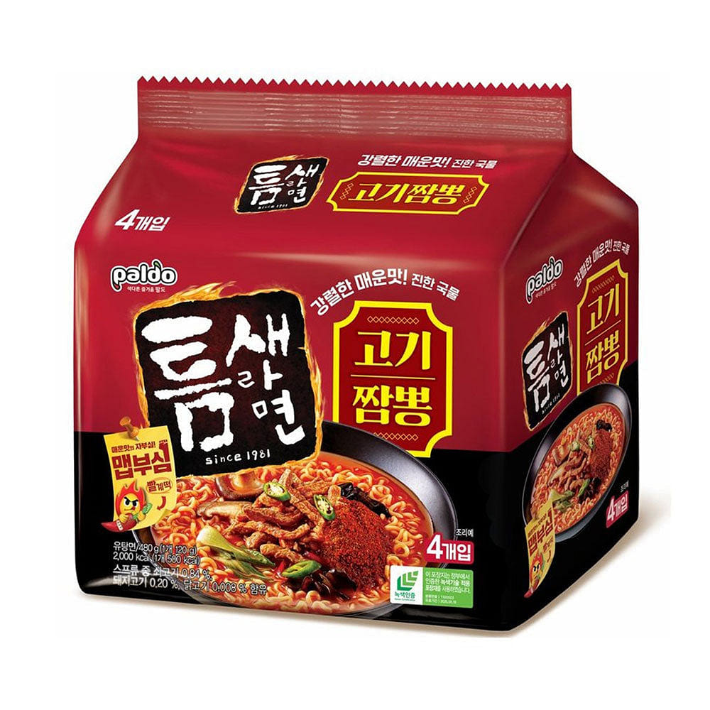 팔도 틈새라면 고기짬뽕 120g x 4p 1 개
