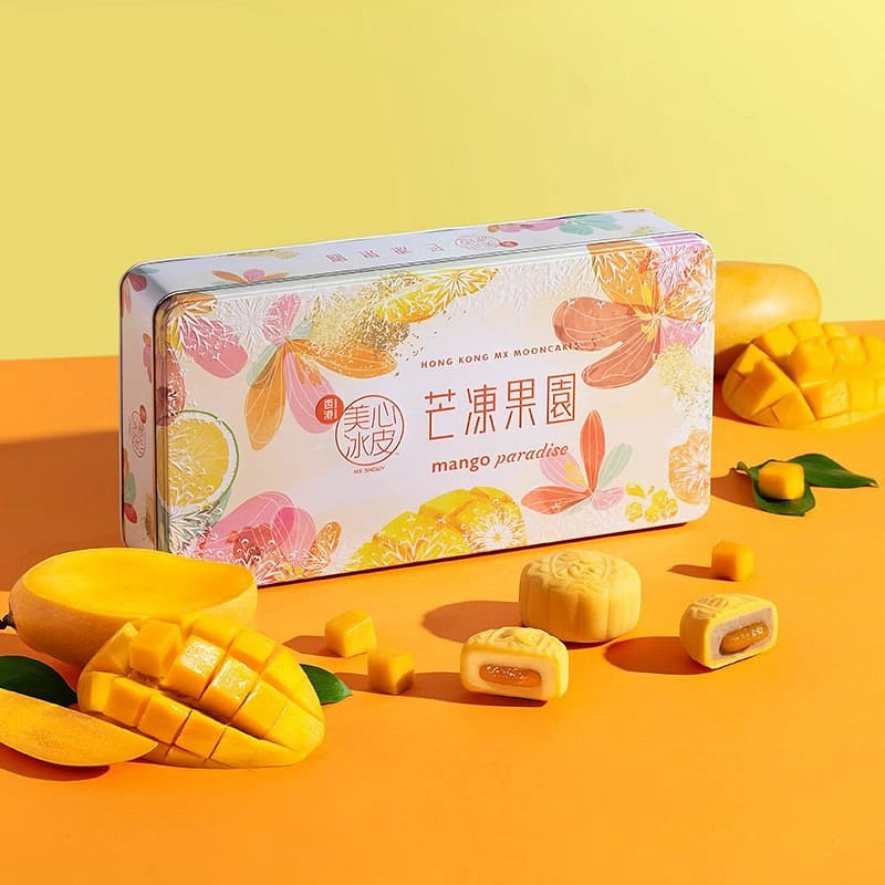Hong Kong Meixin Mang Frozen Orchard Ice Skin Mooncake 430 กรัม