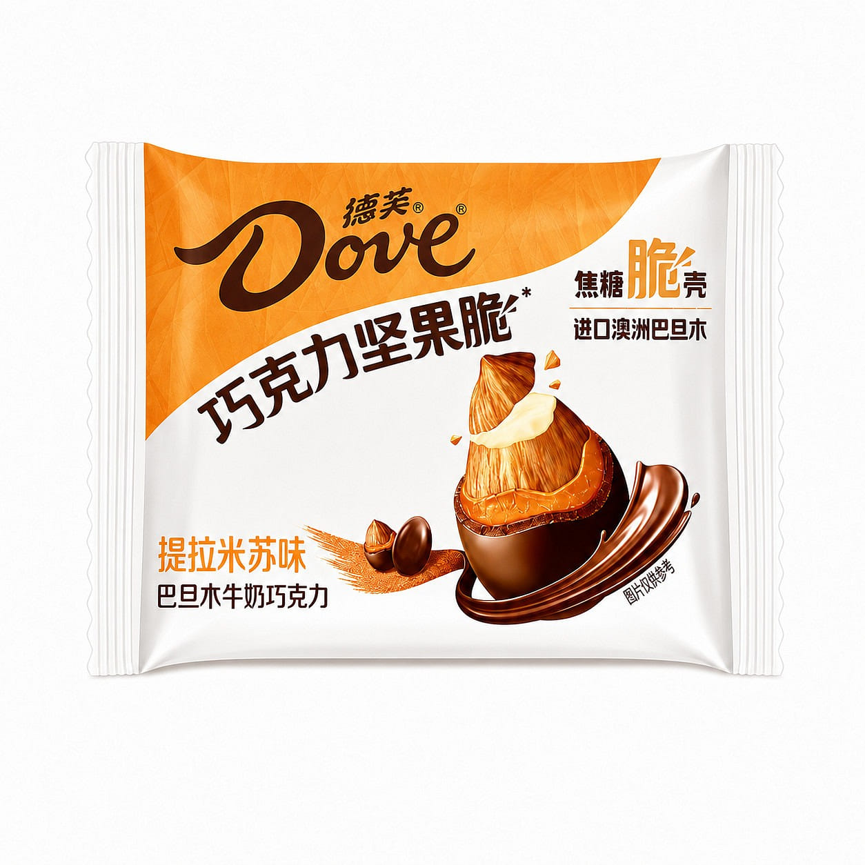 Dove Nutty Crispy Tiramisu Flavor 15g*6 Packs 90 g
