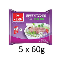 Vifon Pho Bo Beef Flavor pack of 5 1 each