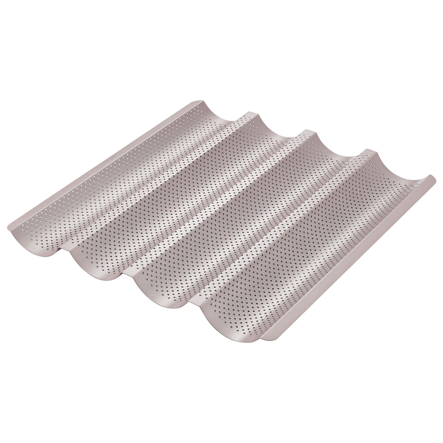 CHEFMADE 4-Wave Baguette Pan,Long egg tart mold 1 개