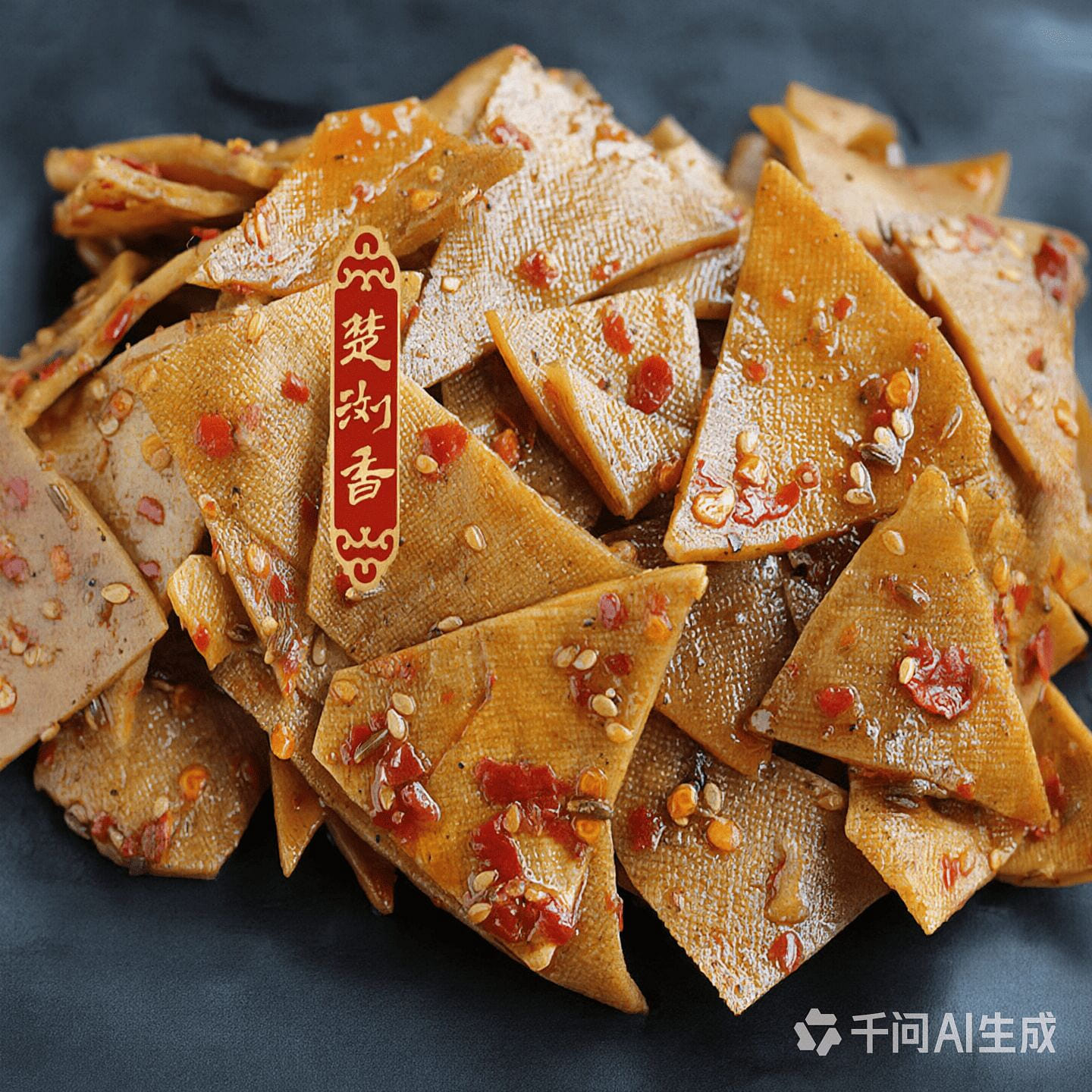 Pingjiang Spicy Thin Dried Tofu (125g x 4 packs) 500 g