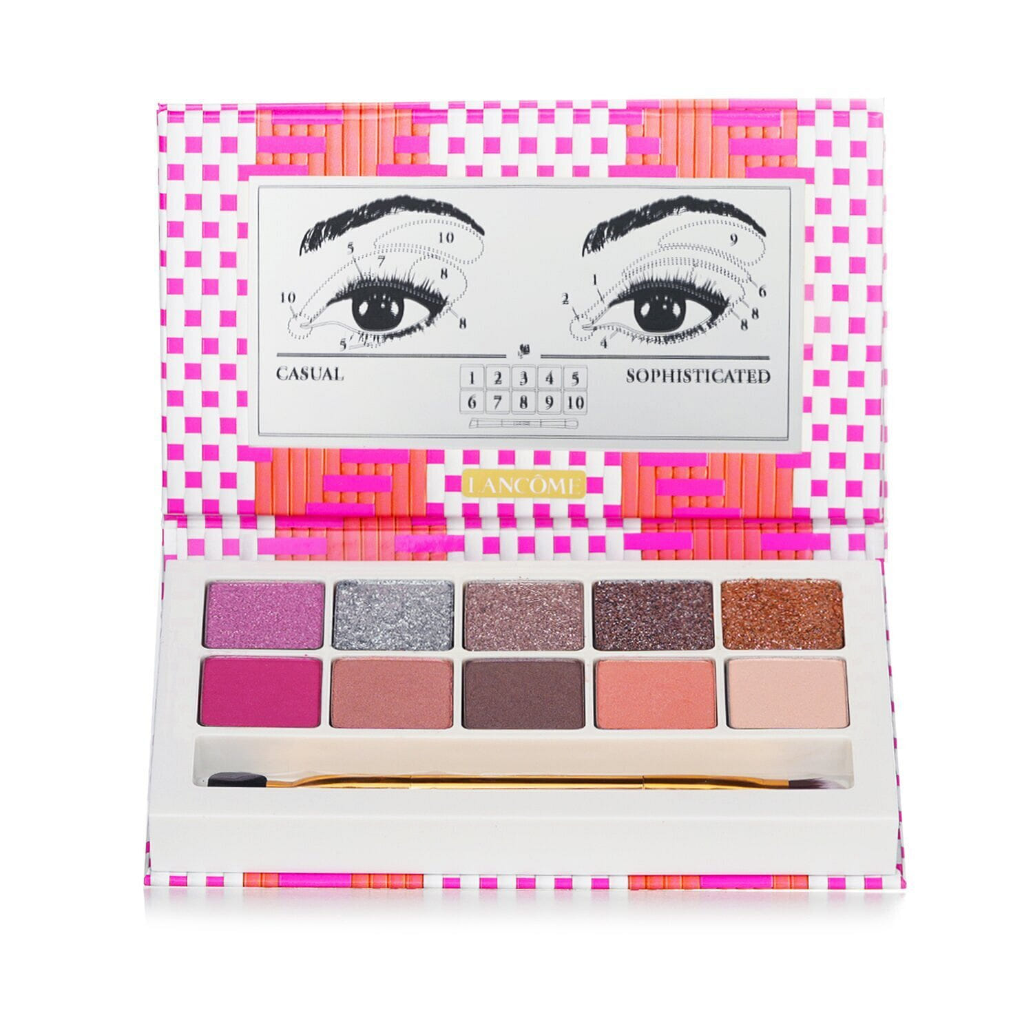 Lancome Cafe Bonheur La Palette (10x Eye Shadow) (Limited Edition) - #01 L'Addition S'il Vous Plait 5g/0.17oz 5 그램