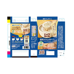 POKKA Instant Soup Slowly Cooked Rich Clam Potage 3 servings 1 each