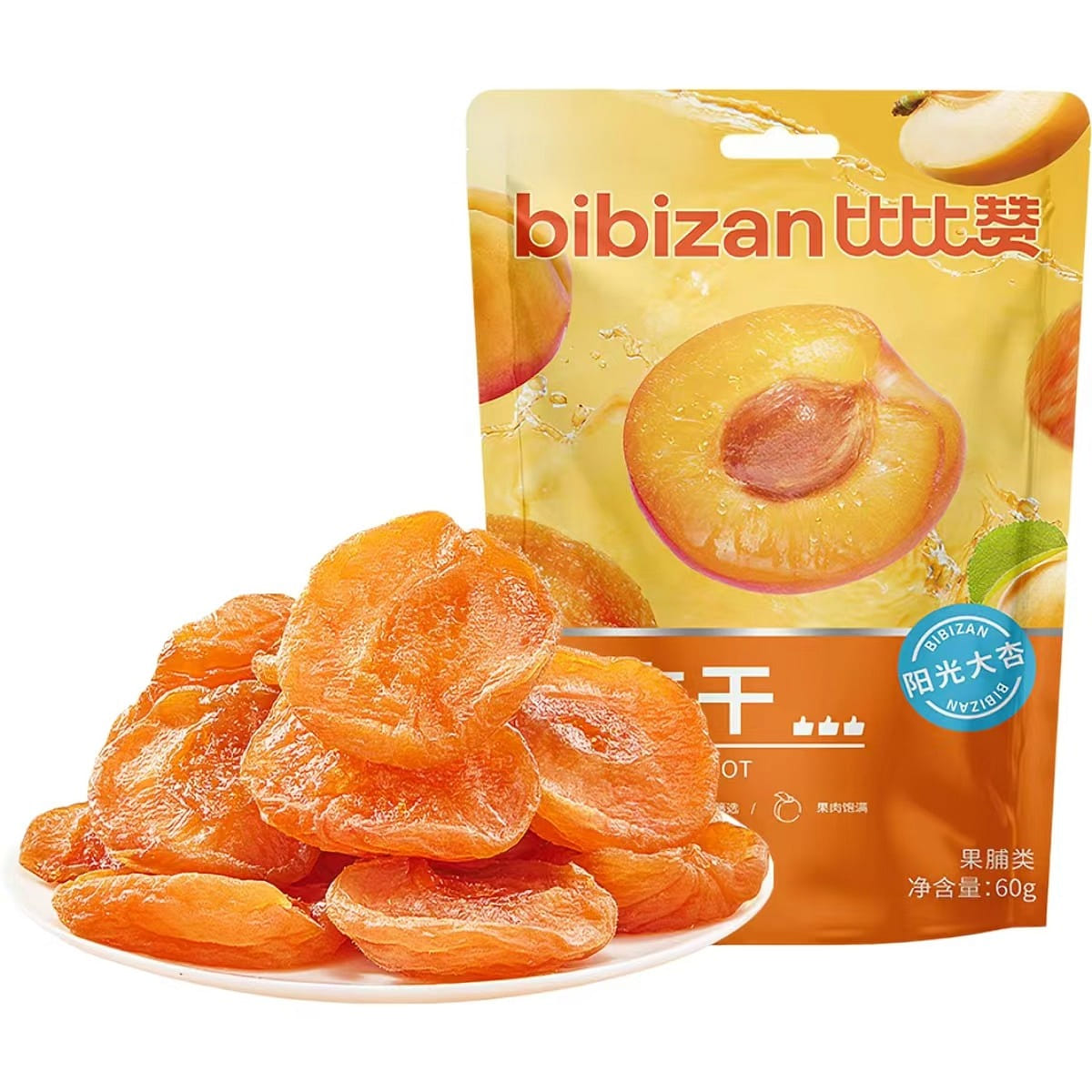 60 g of dried red apricots *1 bag 60 กรัม