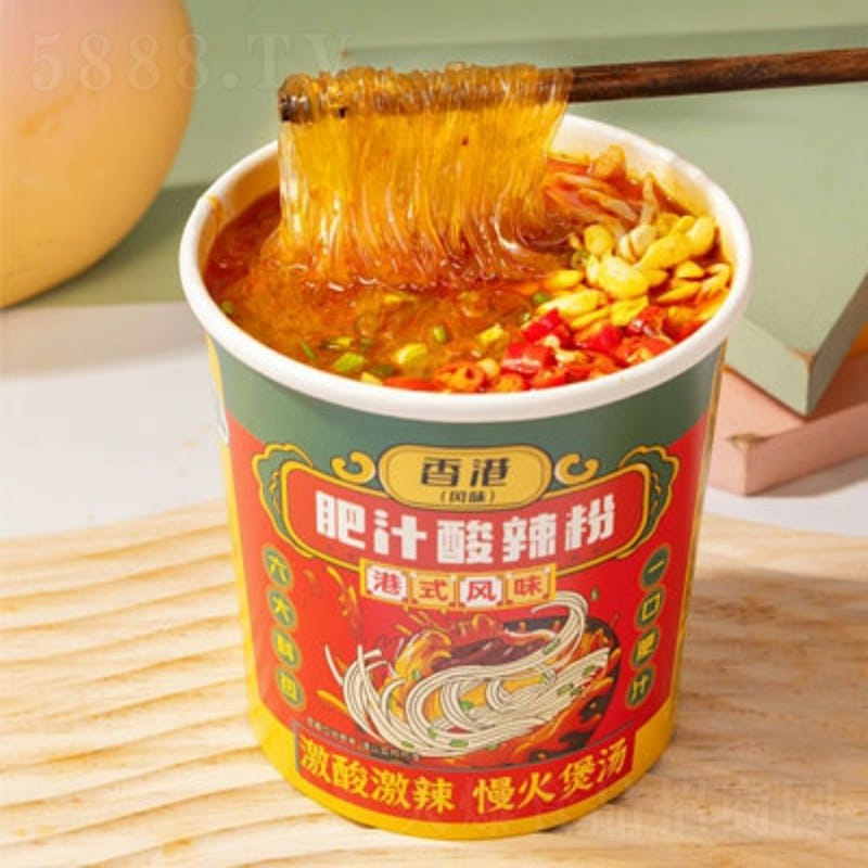 Chinese style version of Hong Kong fat juice hot and sour noodles (halal) 1 개입