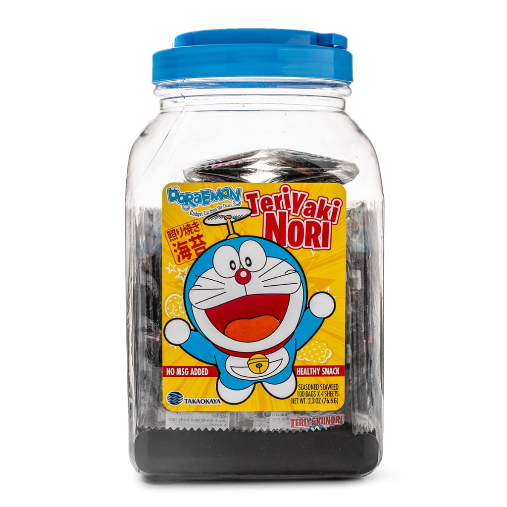 Takaokaya โดราเอมอน เทอริยากิ สาหร่ายโนริ 100 ชิ้น 65 g