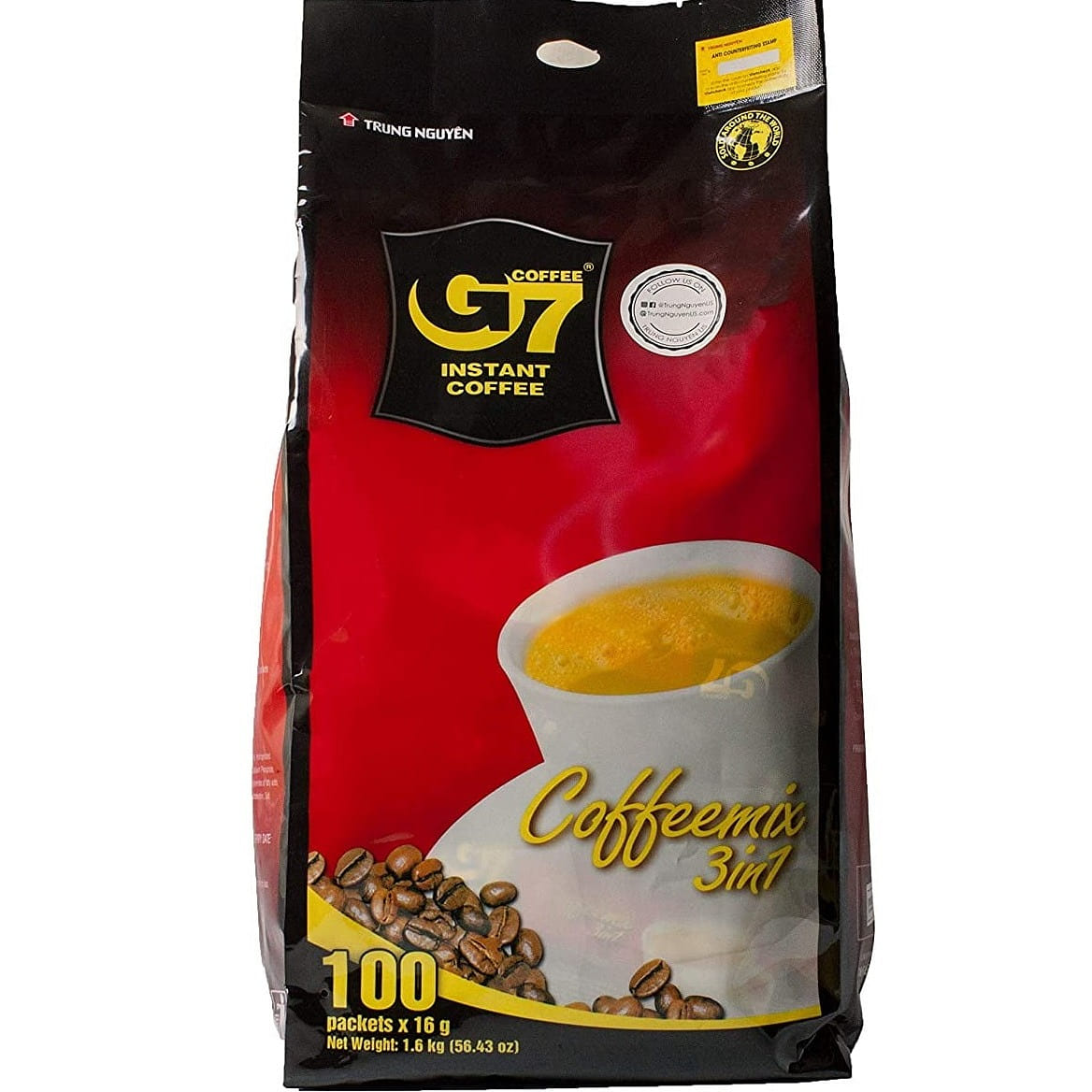 G7 3 in 1 Coffee 100 sachets 3.9 파운드