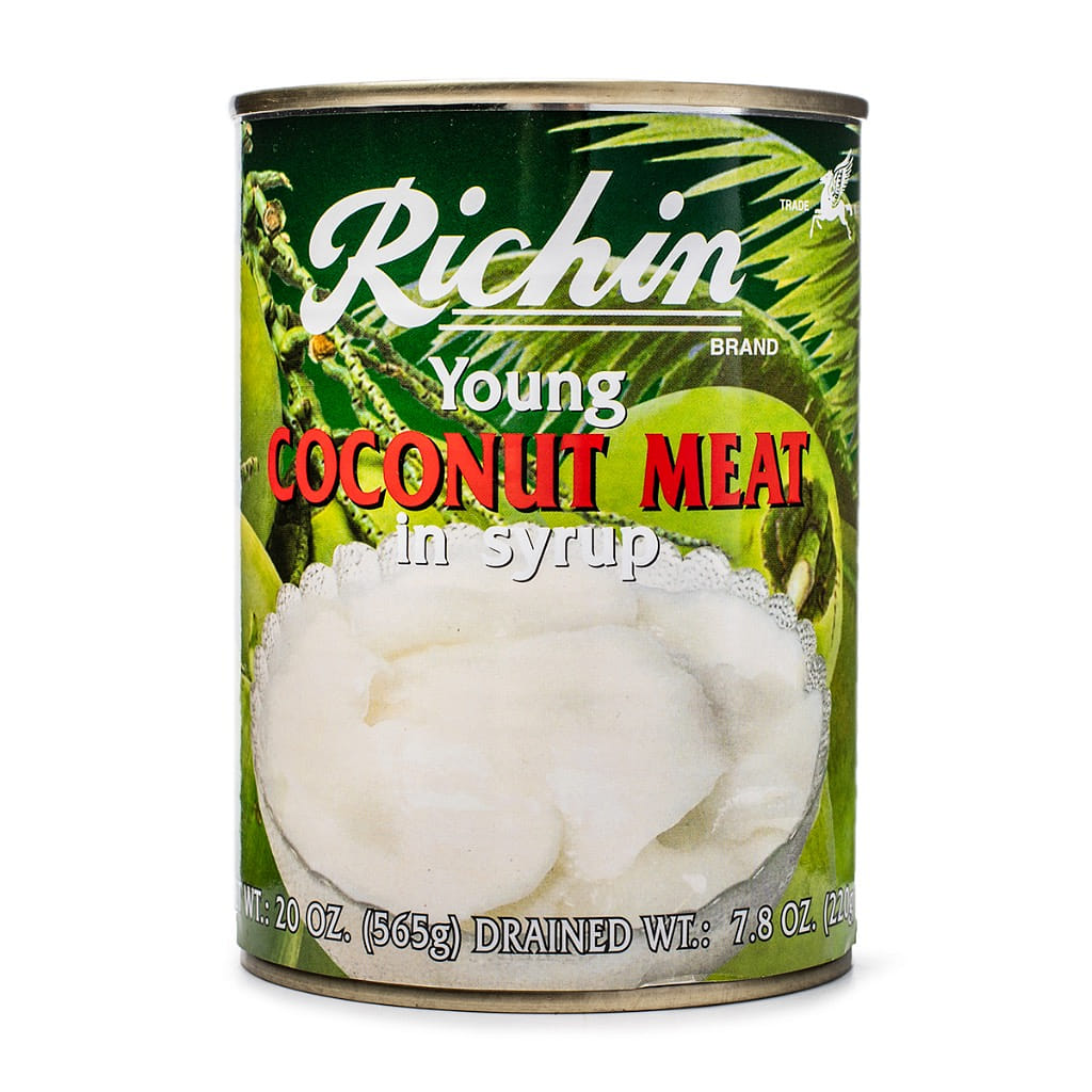 Richin 영코코넛 과육 시럽 통조림 20 온스