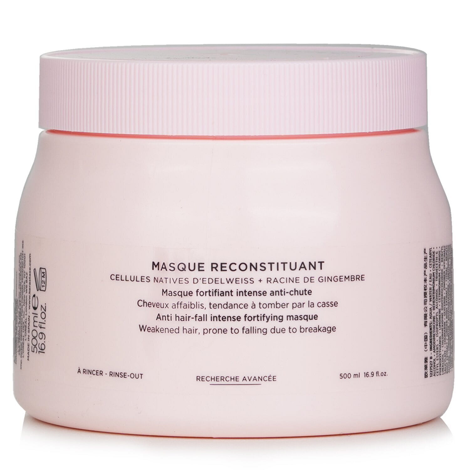 Kerastase Genesis Masque Reconstituant Anti Hair-Fall Intense Fortifying Masque (Weakened Hair, Prone To Falling Due To Breakage) 500ml/16.9oz 500 ml(ミリリットル)