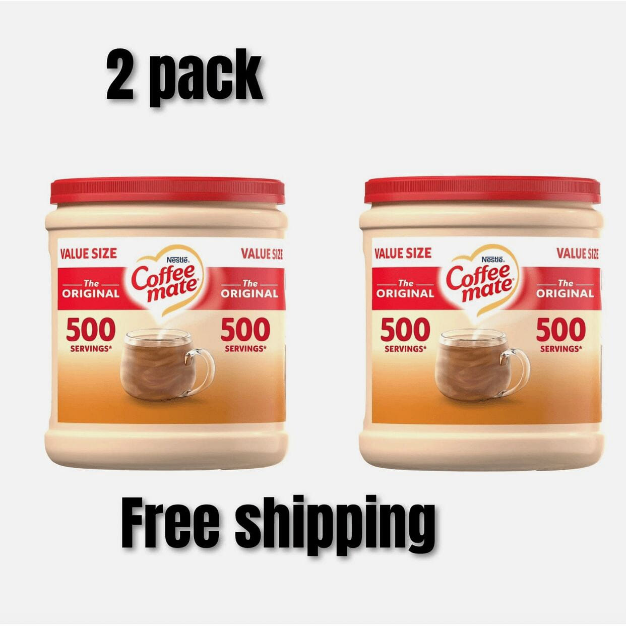 (2 pack) Nestle Coffee Mate, Coffee Creamer, 2 pack
